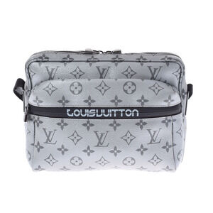 Louis Vuitton Monogram Reflect Messenger Silver Leather Shoulder Bag
